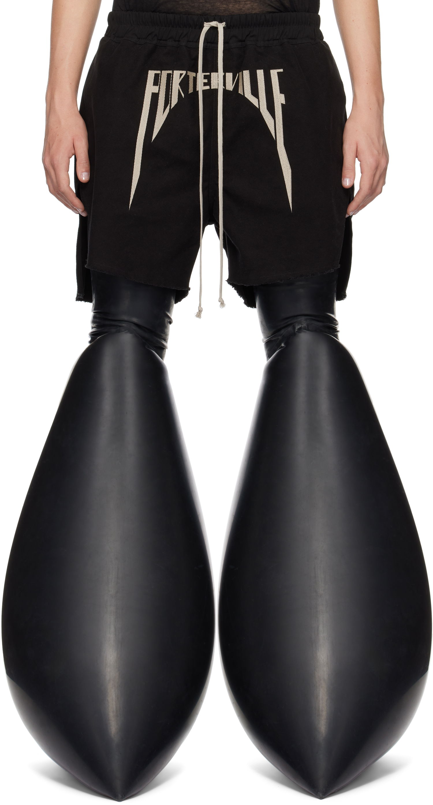 Къси панталони Rick Owens Boxers Shorts Черно | RR02D6304 TBEM7, 0
