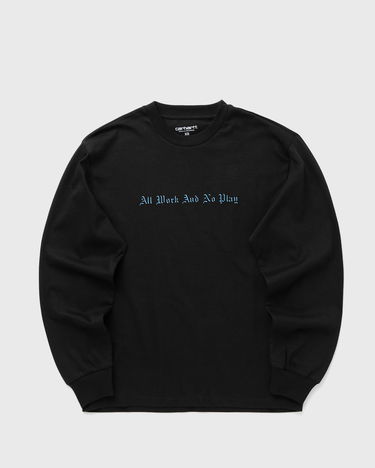 Тениска Carhartt WIP Long-Sleeve T-Shirt All Work And No Play Черно | I035494-89.XX, 1