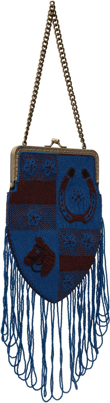 Дамска чанта Bode Bode Capri Beaded Fringe Bag Синьо | WRS25AC004, 2
