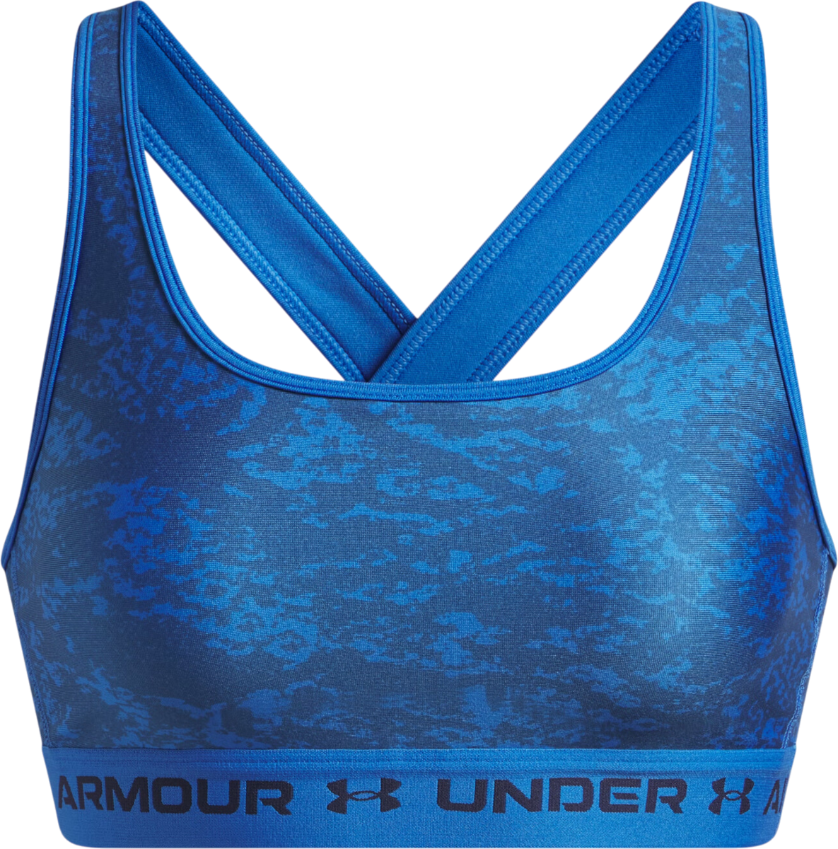 Сутиен Under Armour Under Armour Crossback Mid Print Sports Bra Синьо | 1361042-402, 0