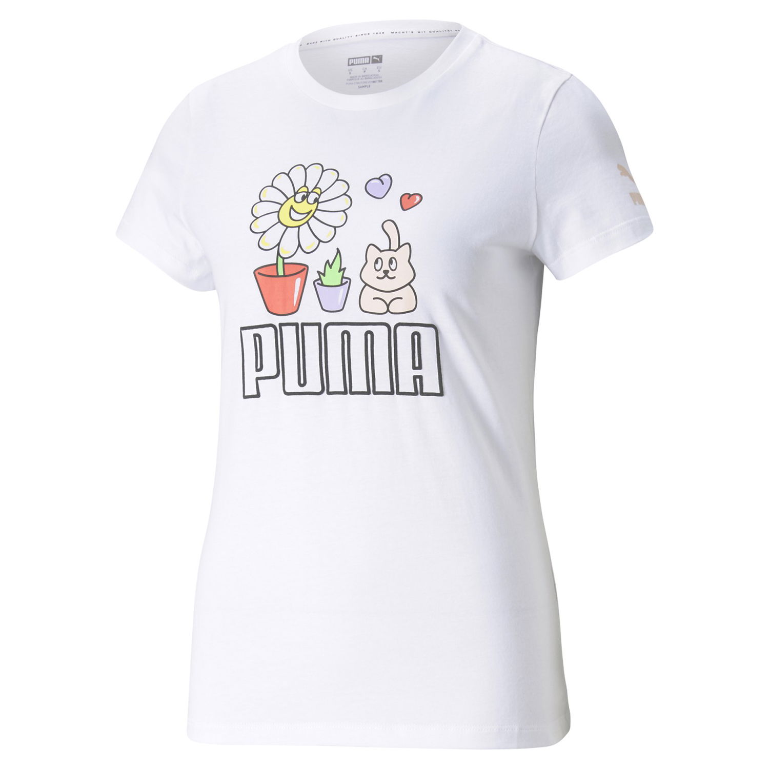 Тениска Puma Graphic Tee Summer Streetwear White Бяло | 532552-02, 0
