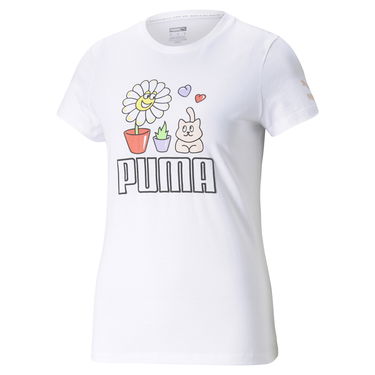 Тениска Puma Graphic Tee Summer Streetwear White Бяло | 532552-02, 0