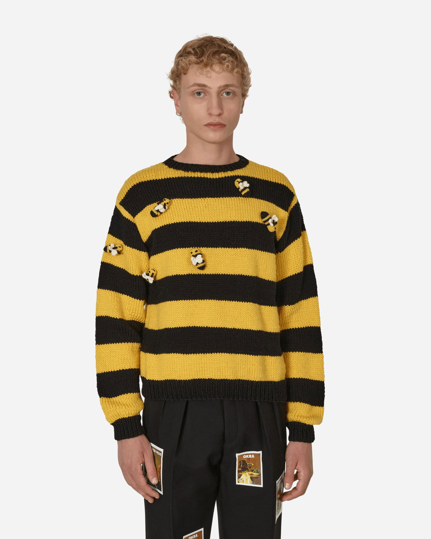 Пуловер Sky High Farm Hand Knit Bee Knit Sweater Многоцветен | SHF02N003 1, 1