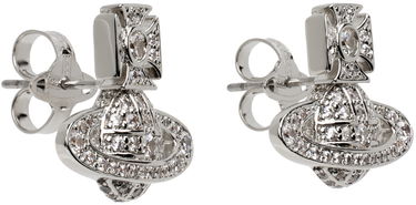 Обеци Vivienne Westwood Carmela Bas Relief Silver Earrings Металик | 6201033A-02P102-SM, 1
