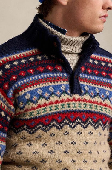 Пуловер Polo by Ralph Lauren Polo Ralph Lauren Fair Isle Wool-Blend Sweater Многоцветен | 710949295, 3