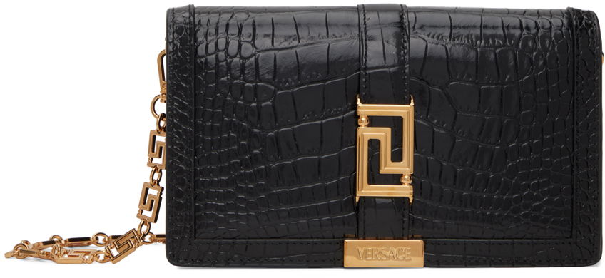 Раници и чанти Versace Greca Goddess Chain Черно | 1007220_1A08724, 0