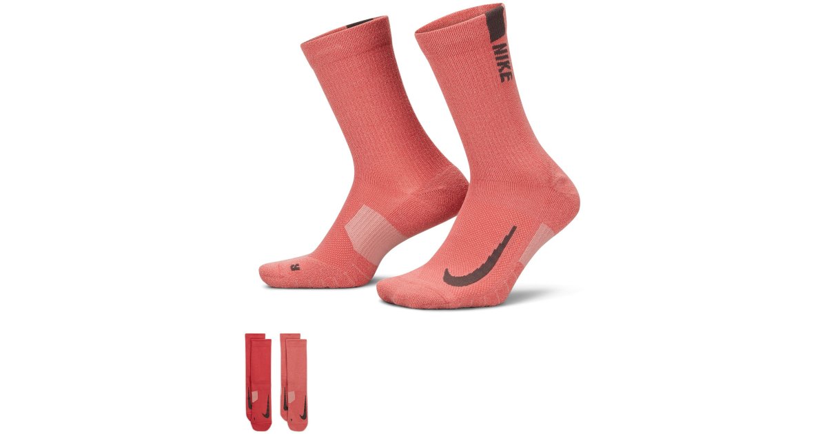 Чорапи Nike Multiplier (2 páry) Розово | sx7554-939, 1