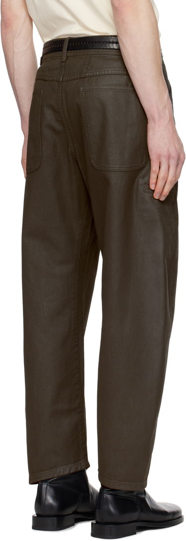 Панталони LEMAIRE Lemaire Twisted Workwear Pants Зелено | PA1102 LD1030, 2