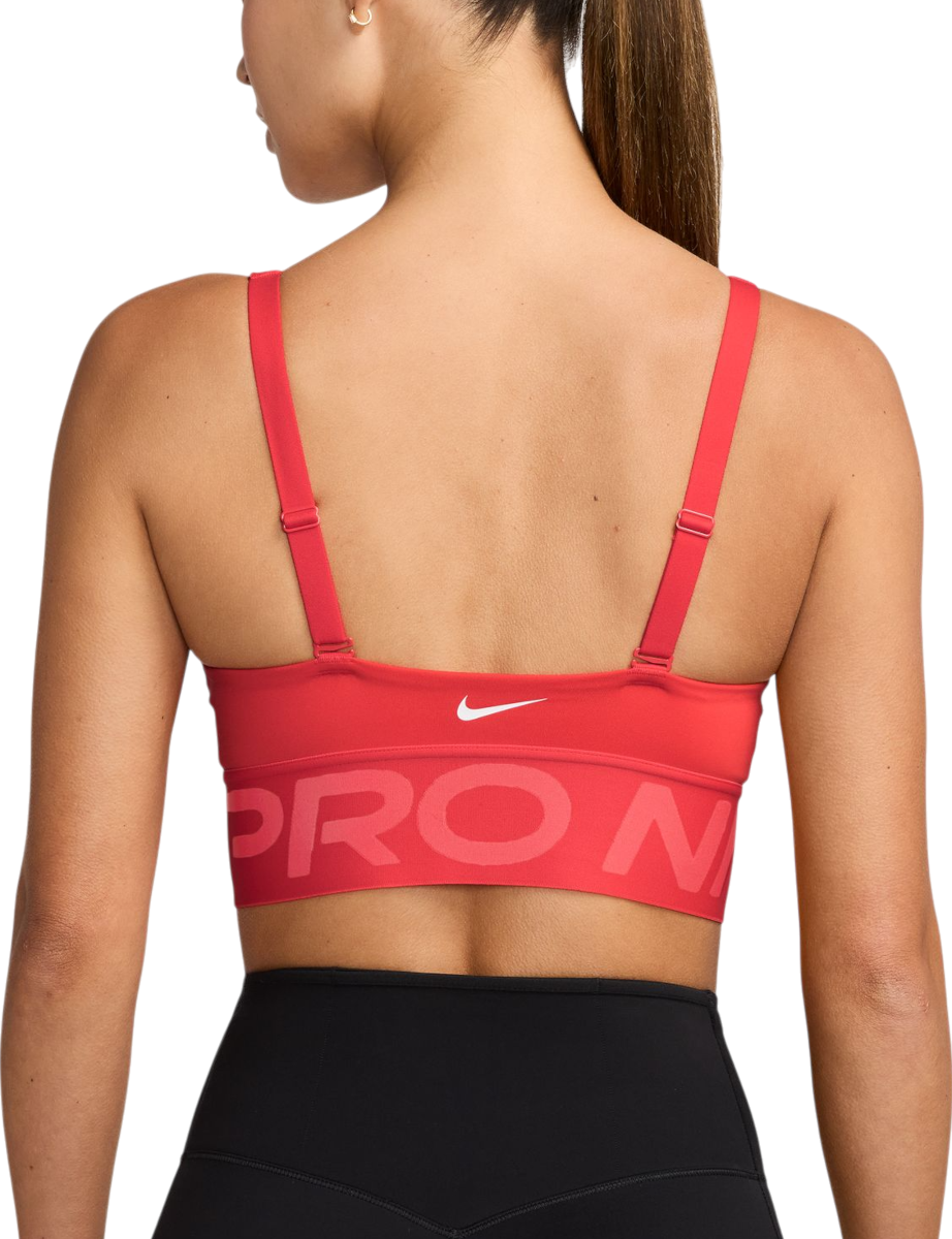 Сутиен Nike Nike Pro Indy Plunge Medium Support Sports Bra Червено | hf7324-696, 1