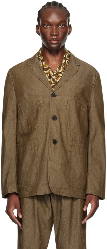 Яке Universal Works Universal Works Five Pocket Blazer Кафяво | P3015, 0