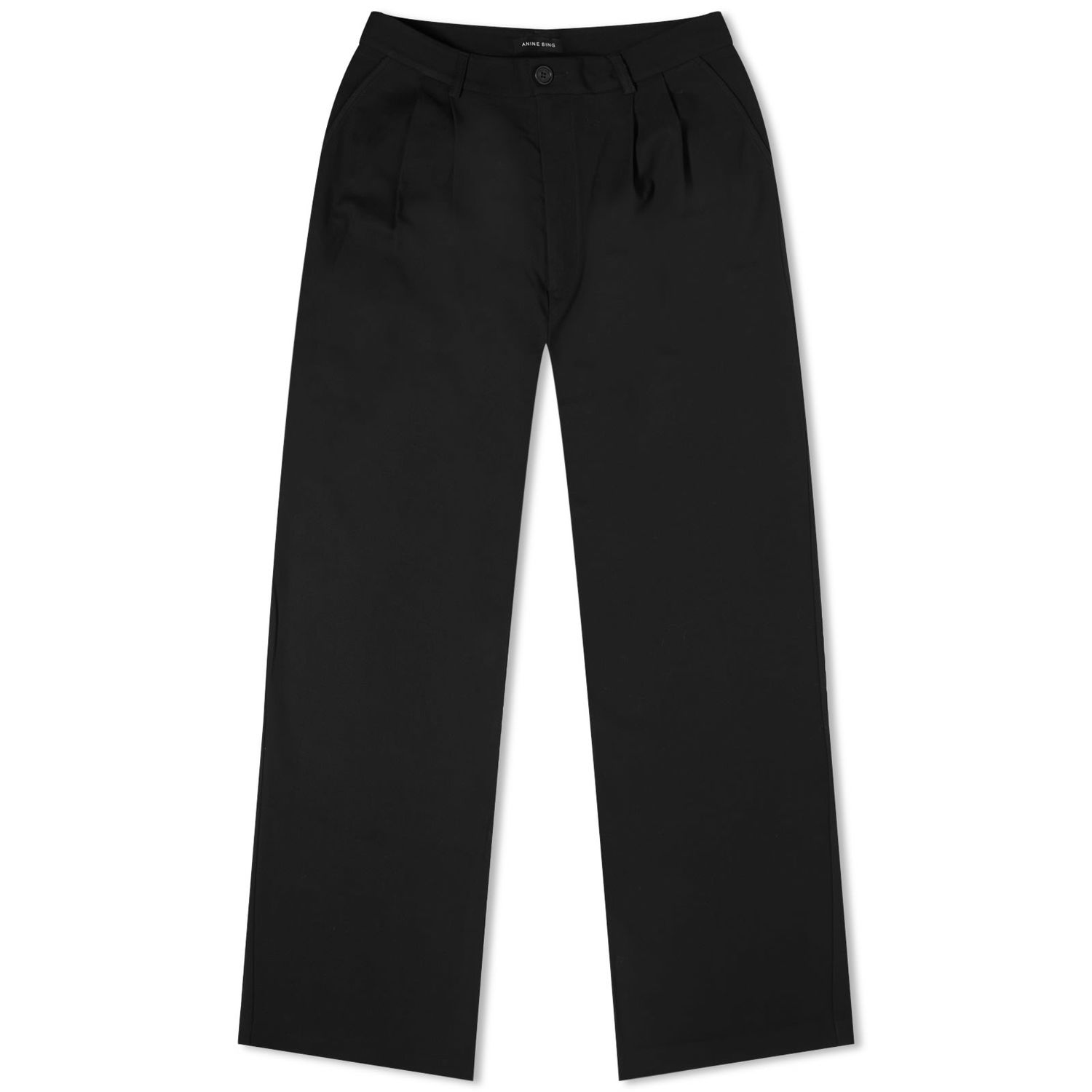 Панталони Anine Bing Carrie Wide Leg Casual Trousers Черно | A-03-3269-007, 1