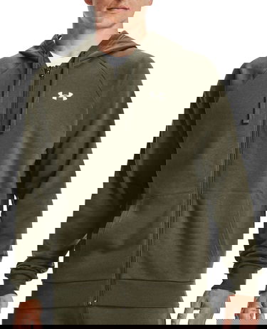 Суитчър Under Armour Rival Cotton Full-Zip Hoodie Зелено | 1357106-390, 0