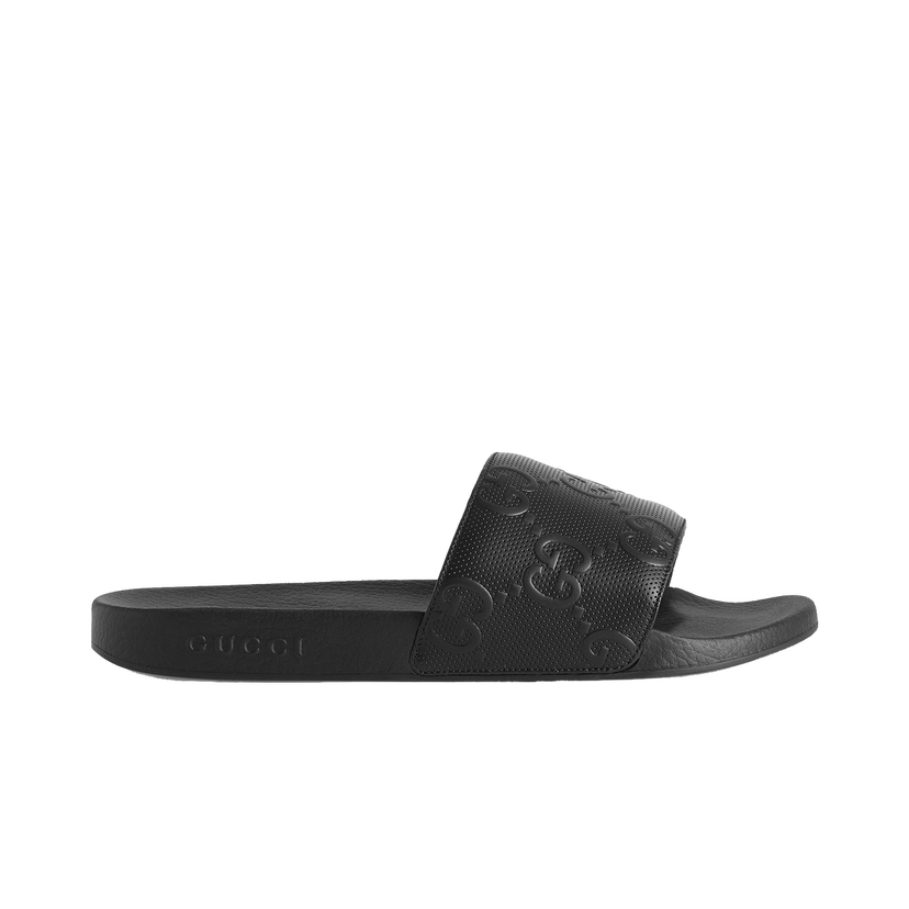 Кецове и обувки Gucci GG Slide Demetra Black Черно | 681880 UKU00 1000