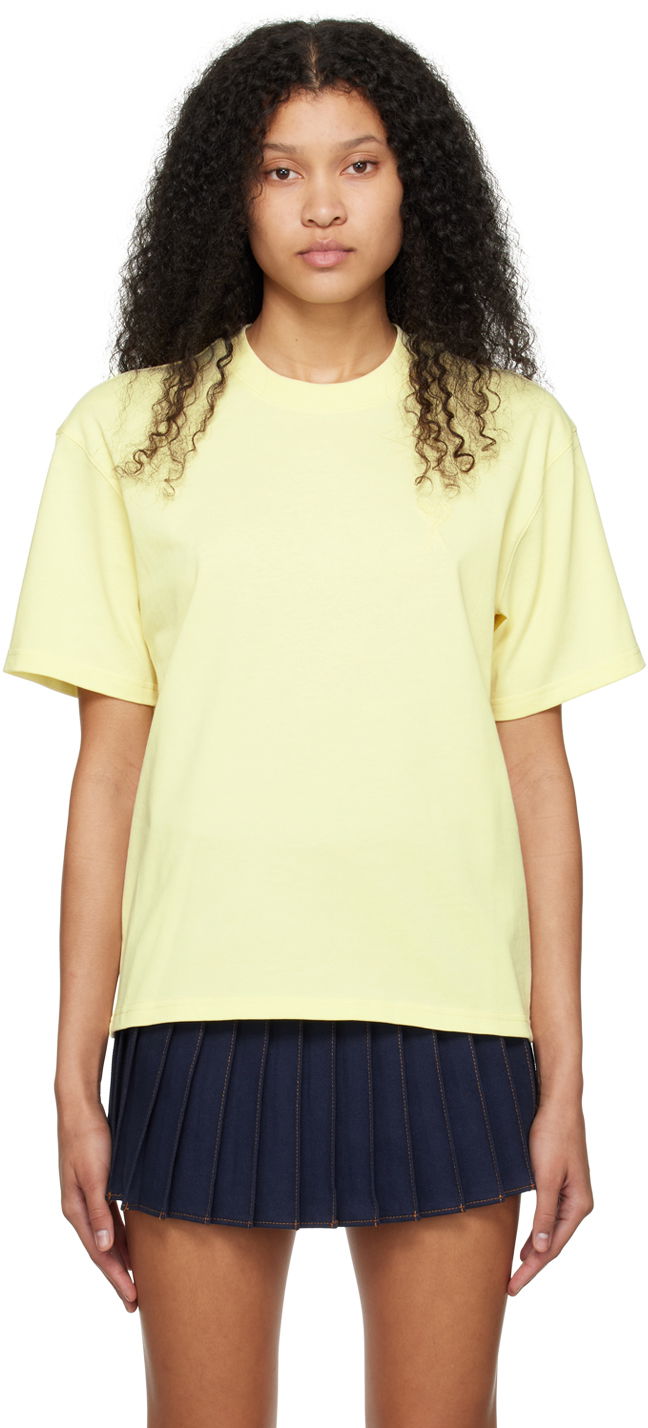 Тениска AMI SSENSE x T-Shirt Жълто | SPUTS004.726.703, 0