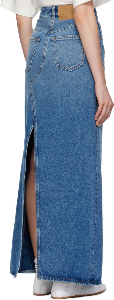 Пола Maison Margiela MM6 Maison Margiela Faded Denim Maxi Skirt Синьо | S52MI0025 M30018, 2