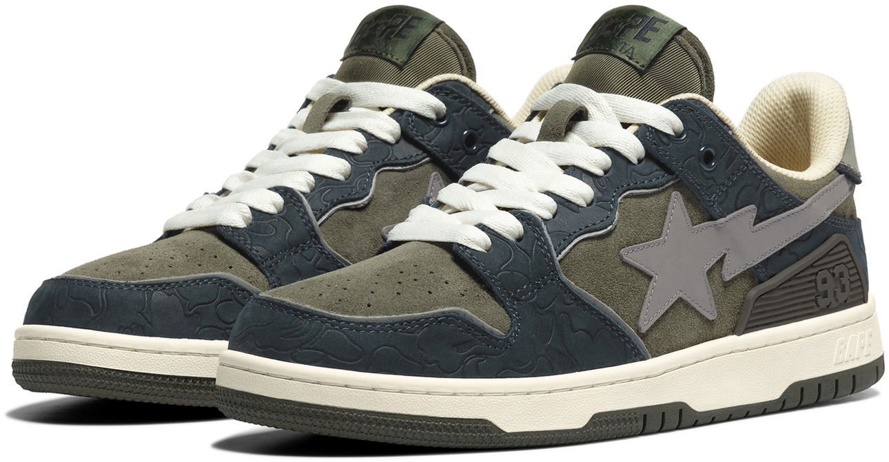 Кецове и обувки BAPE Sk8 Sta #5 "Navy" Тъмно синьо | 001FWH801019I, 1