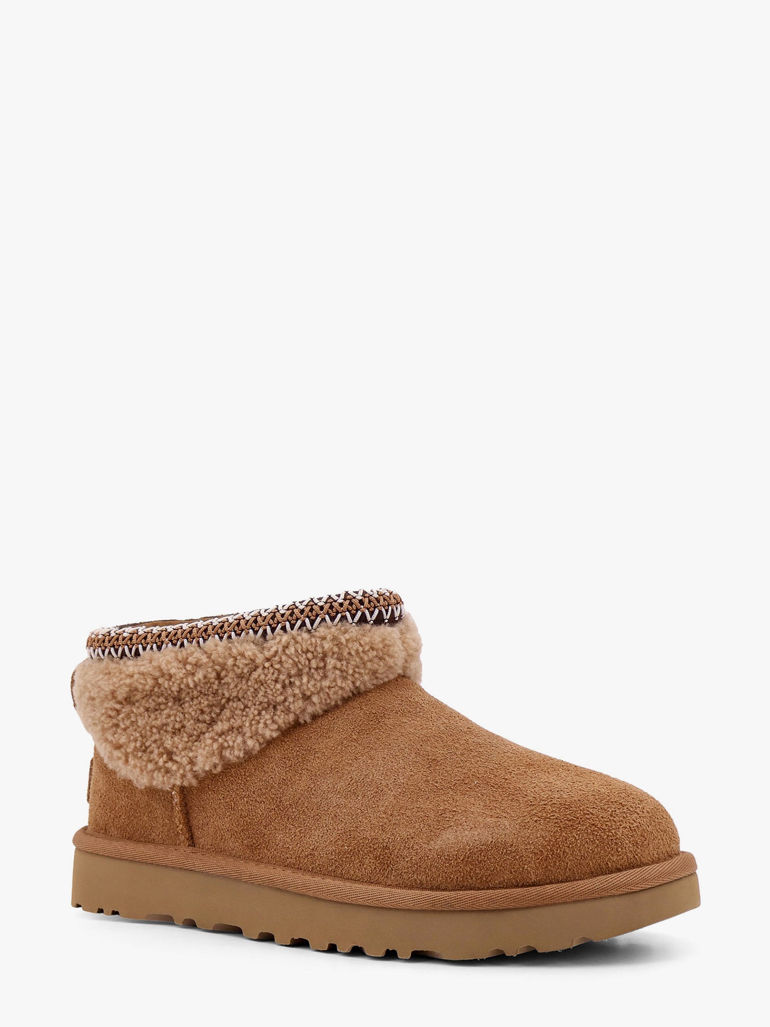Кецове и обувки UGG Classic Ultra Mini Curly Boots Кафяво | 1158263CHE, 1