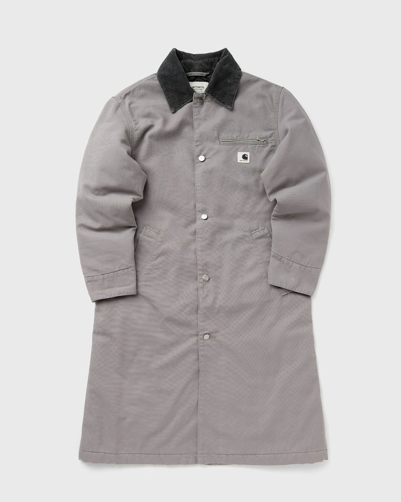 Палта Carhartt WIP Webster Long Coat Сиво | I035676-3D3.06