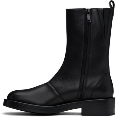 Кецове и обувки Courrèges Leather Rider Boots Черно | VESSAB012CR0068, 2