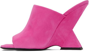 Аксесоари The Attico Attico Cheope Heeled Suede Sandals Розово | 231WS634 L007, 2