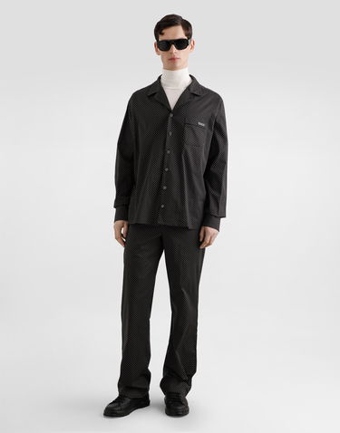 Риза Dolce & Gabbana Dolce & Gabbana Microprinted Vanity Button-Up Shirt Черно | G5IF1TFMRBNS8030, 3