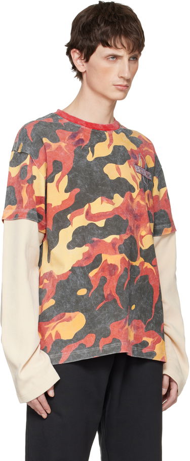 Тениска Who Decides War Who Decides War Flame Camo Double T-shirt Многоцветен | 1110260030FW25, 1