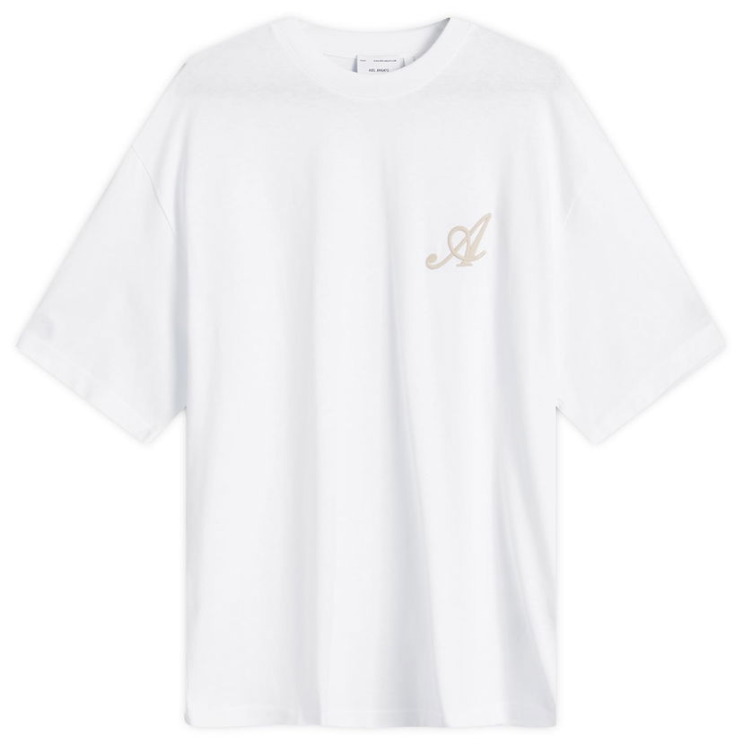 Тениска AXEL ARIGATO Capital Logo Embroidered T-Shirt Бяло | A2835003