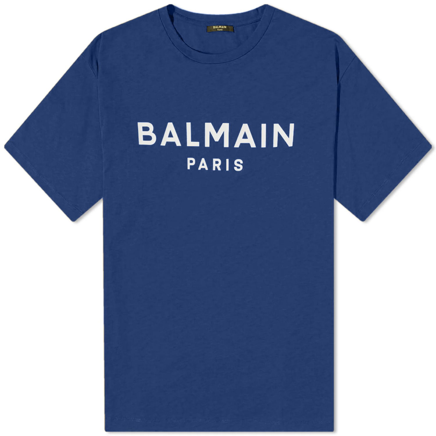 Тениска Balmain Paris Logo T-Shirt Тъмно синьо | BH1EG000BB73-SJW, 0