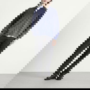 Пуловер Dime Ombre Mohair Collared Double Zip Knit Синьо | DIMEHO258BLU, 4