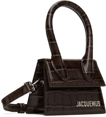 Дамска чанта Jacquemus Jacquemus 'The Chiquito' Crocodile-Effect Leather Mini Tote Bag Кафяво | 25E213BA001-4301, 1