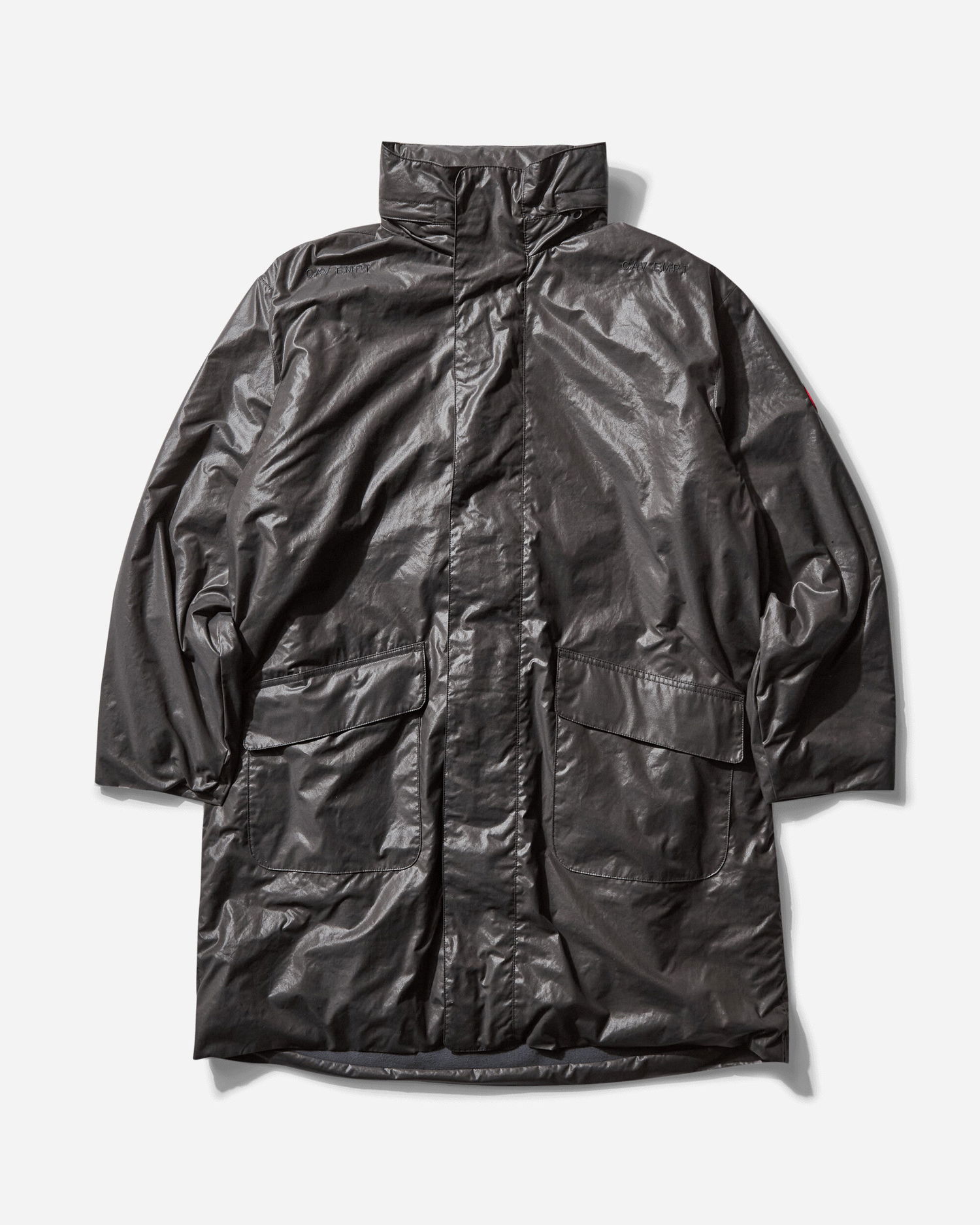 Дъждобран Cav Empt Fleece Lined Zip Coat Черно | CES27JK04 CHARCOAL, 1