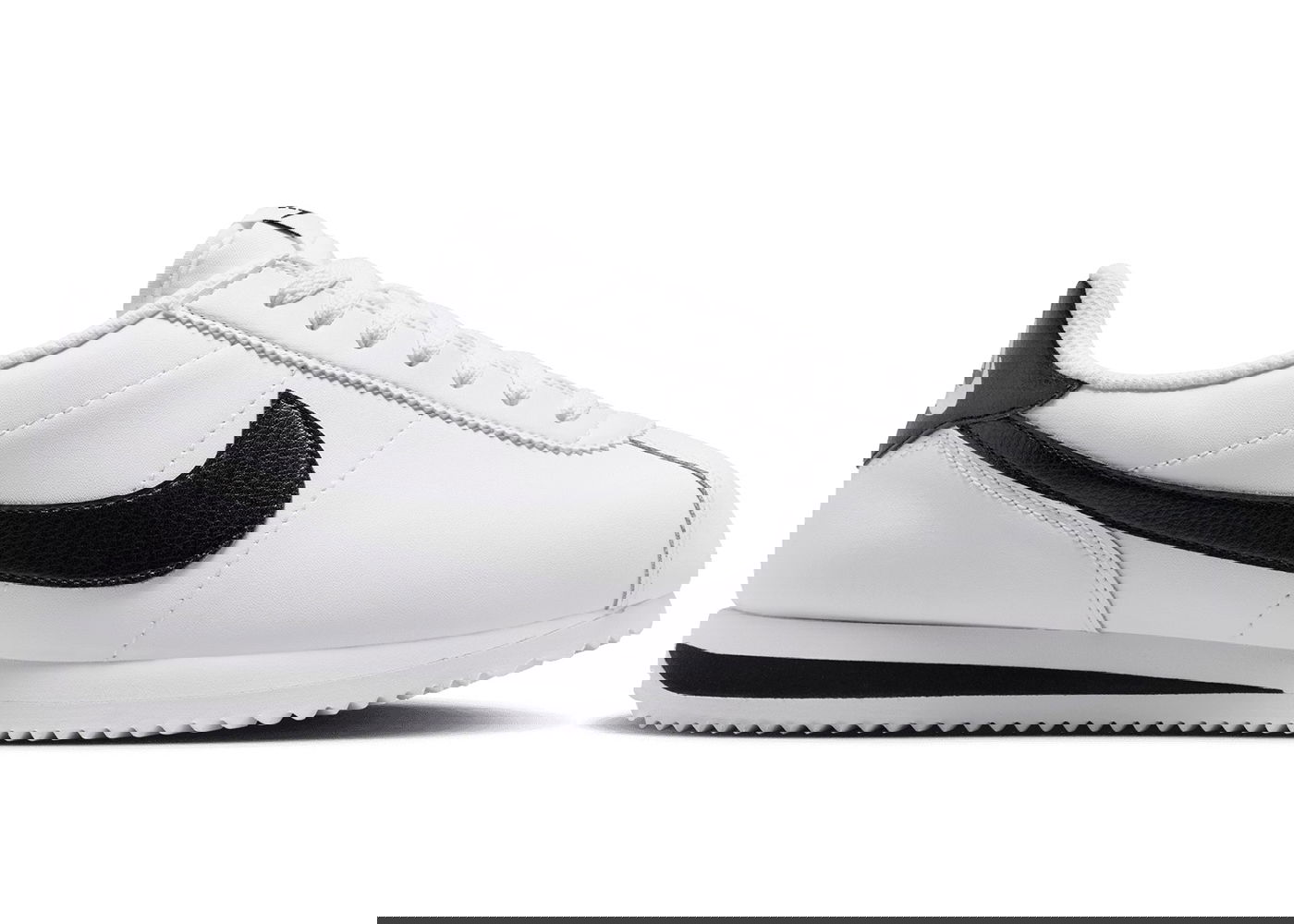 Кецове и обувки Nike Cortez White Black Бяло | DM4044-105, 0