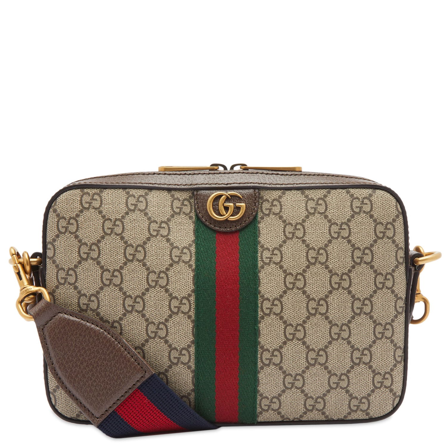 Чанта за кръста Gucci Ophidia GG Monogram Camera Bag Бежово | 699439-9C2ST-8920, 0