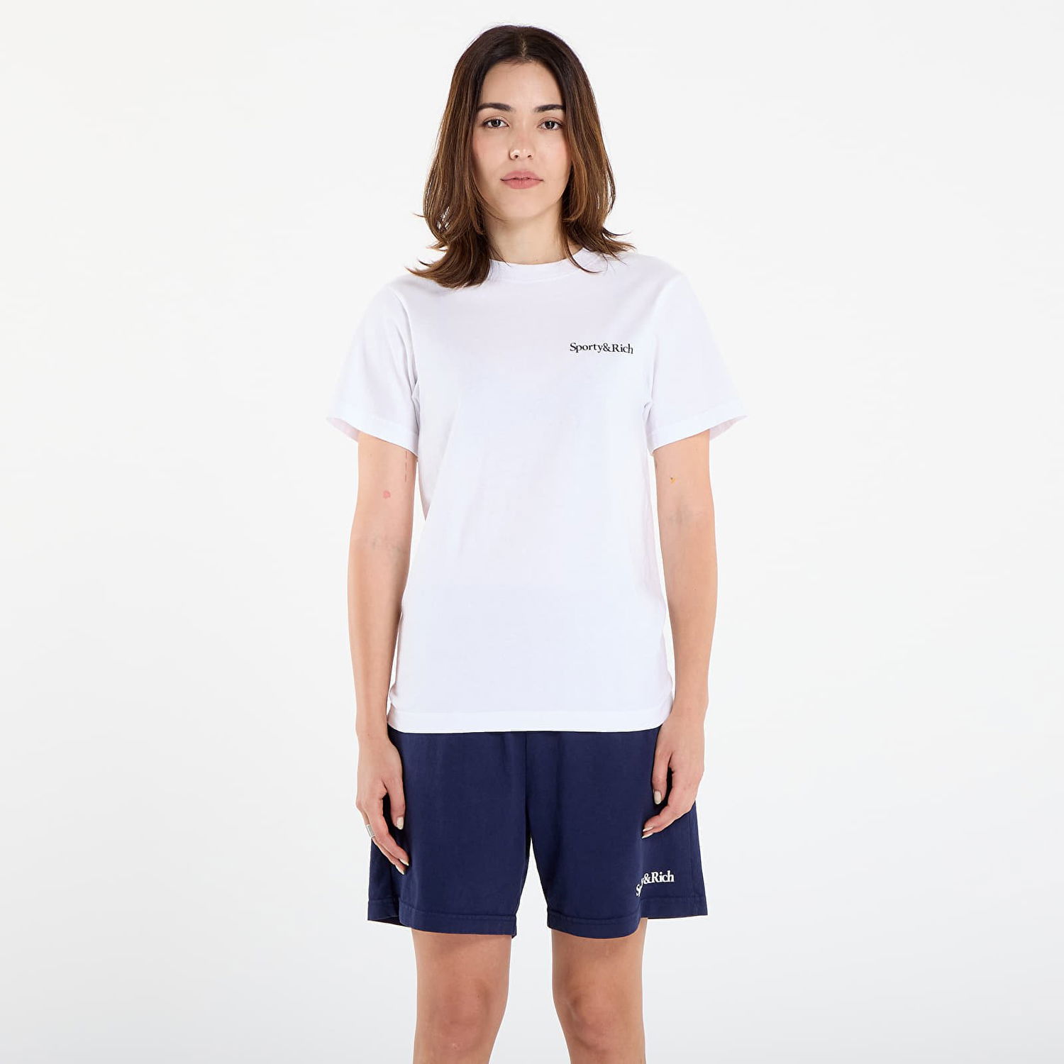 Тениска Sporty & Rich Health Is Wealth T-Shirt UNISEX White Бяло | TO043602006WH01, 0