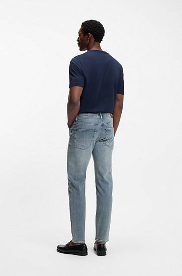 Дънки BOSS Maine regular-fit jeans comfort-stretch denim Синьо | 50556451, 1