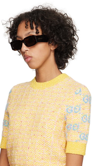 Слънчеви очила Gucci Rectangular Sunglasses Кафяво | GG1426S, 3