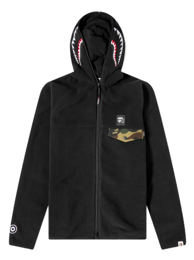 A Bathing Ape Shark Polartec Full Zip Hoody