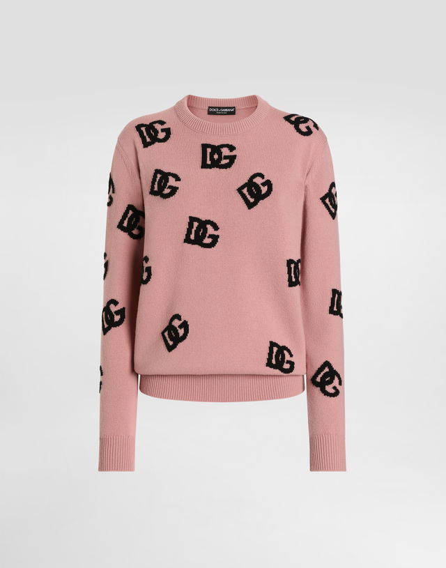 Dolce & Gabbana Women's Wool Sweater with DG Logo