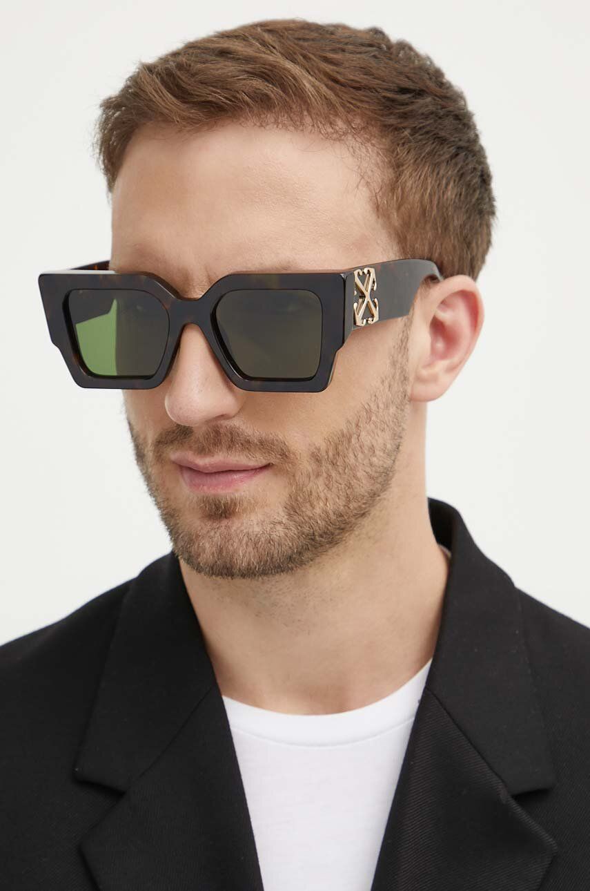 Слънчеви очила Off-White Off-White Square Sunglasses Кафяво | OERI128.556055, 1