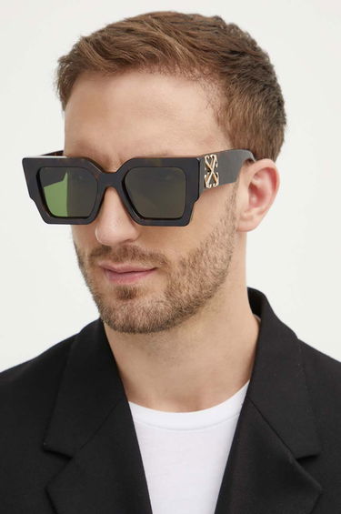 Слънчеви очила Off-White Off-White Square Sunglasses Кафяво | OERI128.556055, 1
