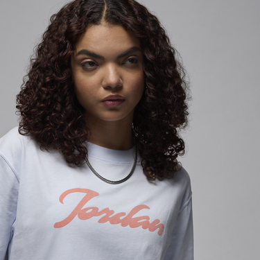 Тениска Jordan Graphic Print T-Shirt Синьо | FV7200-085, 1