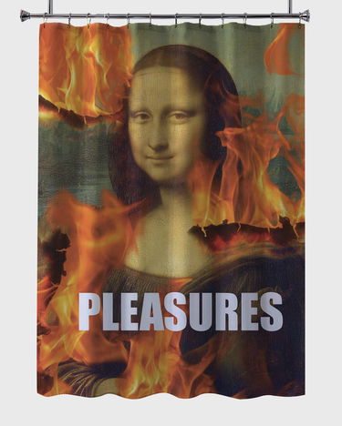 Домашен декор Pleasures Burning Mona Lisa Shower Curtain Многоцветен | P25SU072ULTI, 2