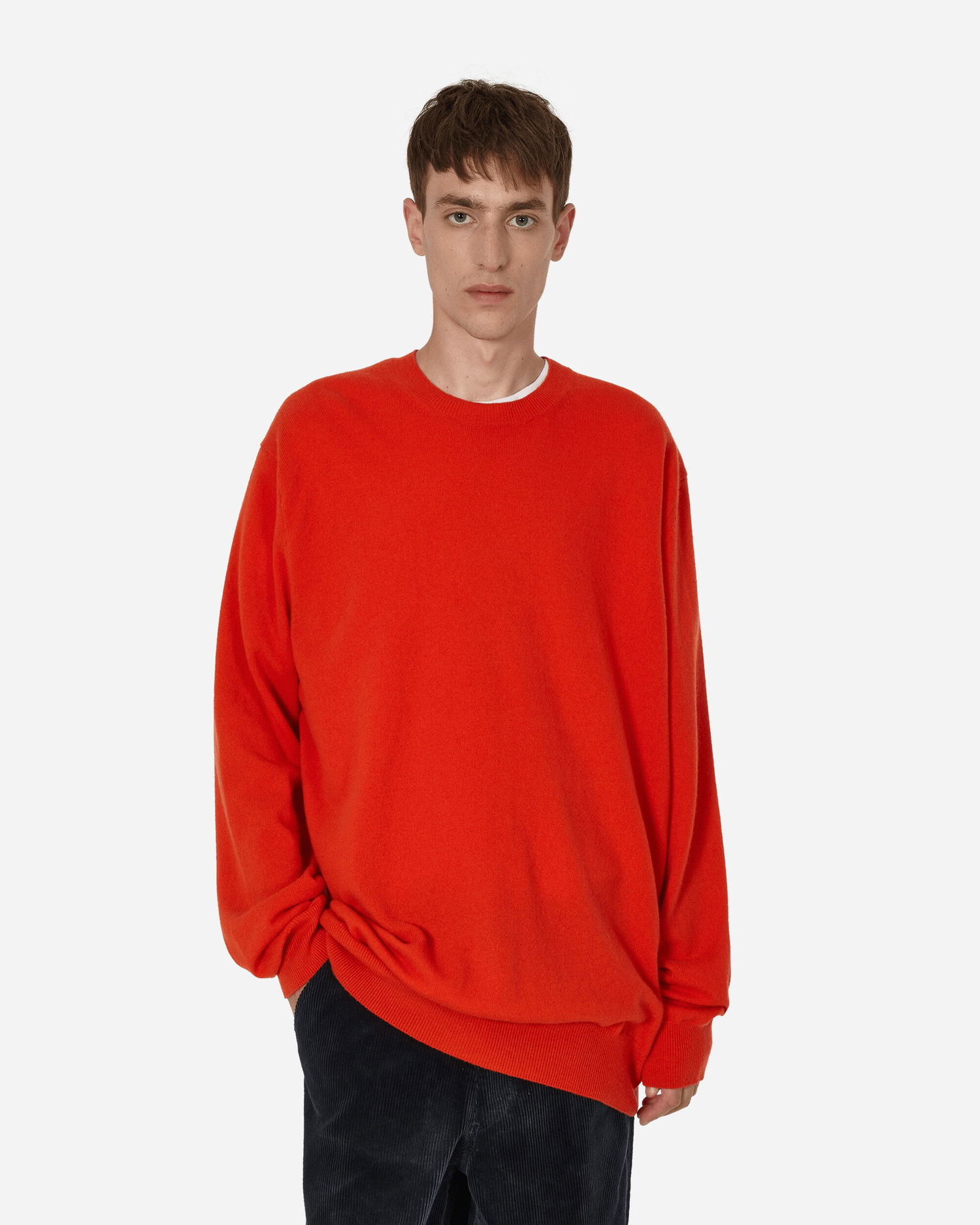 Пуловер Comme des Garçons Oversized Knit Sweater Оранжево
 | FL-N008-W23  3, 1