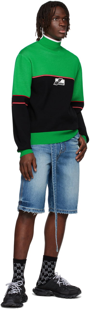 Пуловер We11done We11done Knit Turtleneck Sweater Зелено | WD-KT1-22-617-U-GR, 3