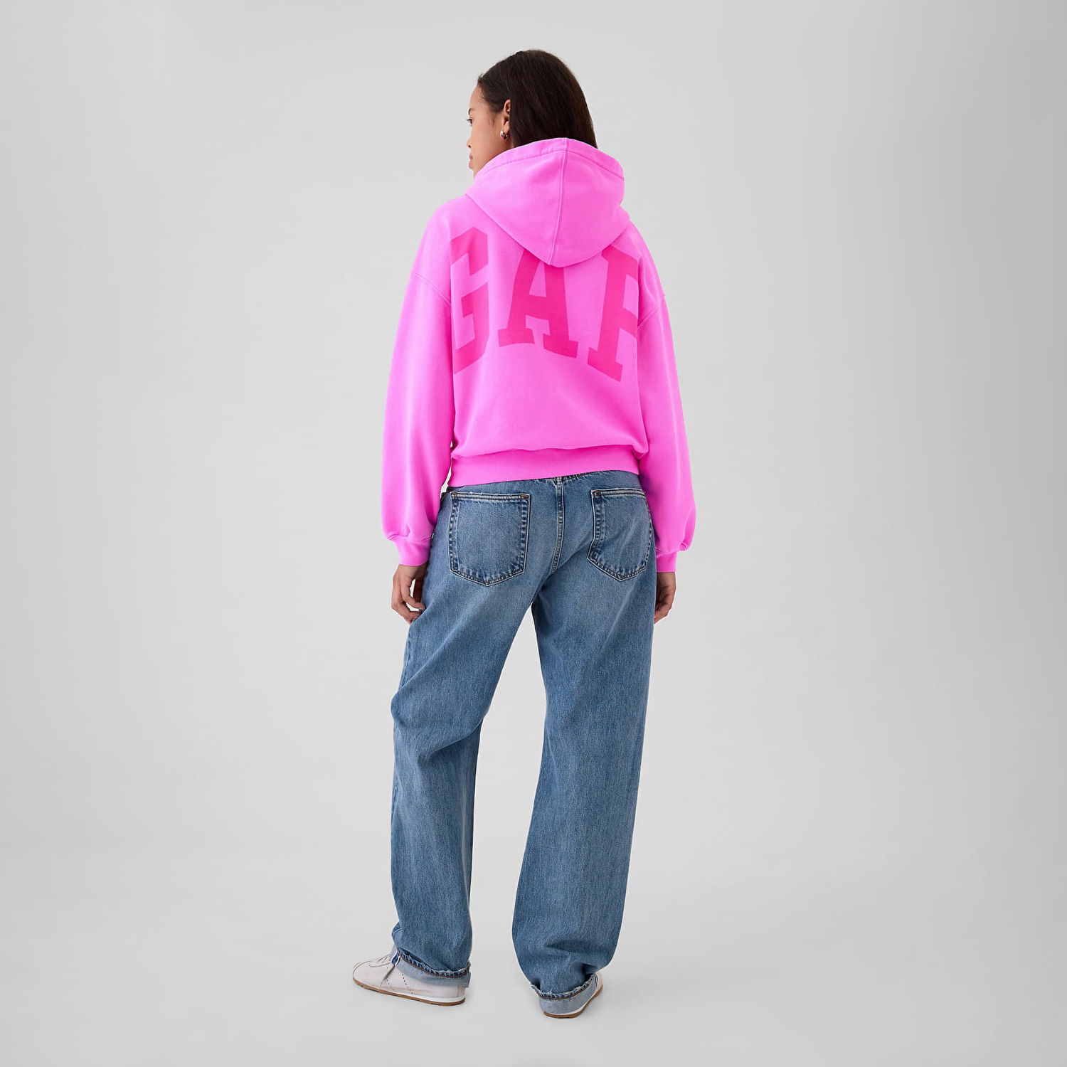 Суитчър GAP Logo Pullover Hoodie Розово | 841725-01, 1