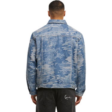 Яке Karl Kani Og K Distress Camo Os Denim Jacket M Синьо | 60710032, 2