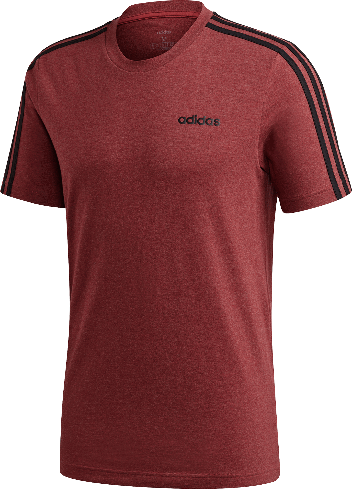 Тениска adidas Originals Essentials 3 Stripes T-Shirt Бургунди | gd5372, 0