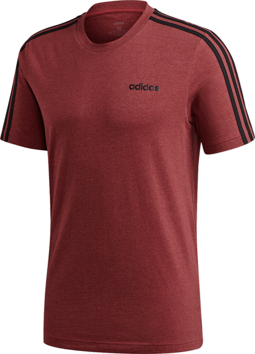 Тениска adidas Originals Essentials 3 Stripes T-Shirt Бургунди | gd5372