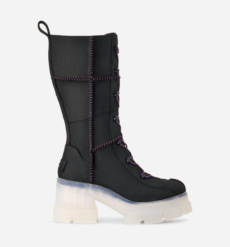 Кецове и обувки UGG UGG Areum Leather Boots Черно | 1170970-BLK