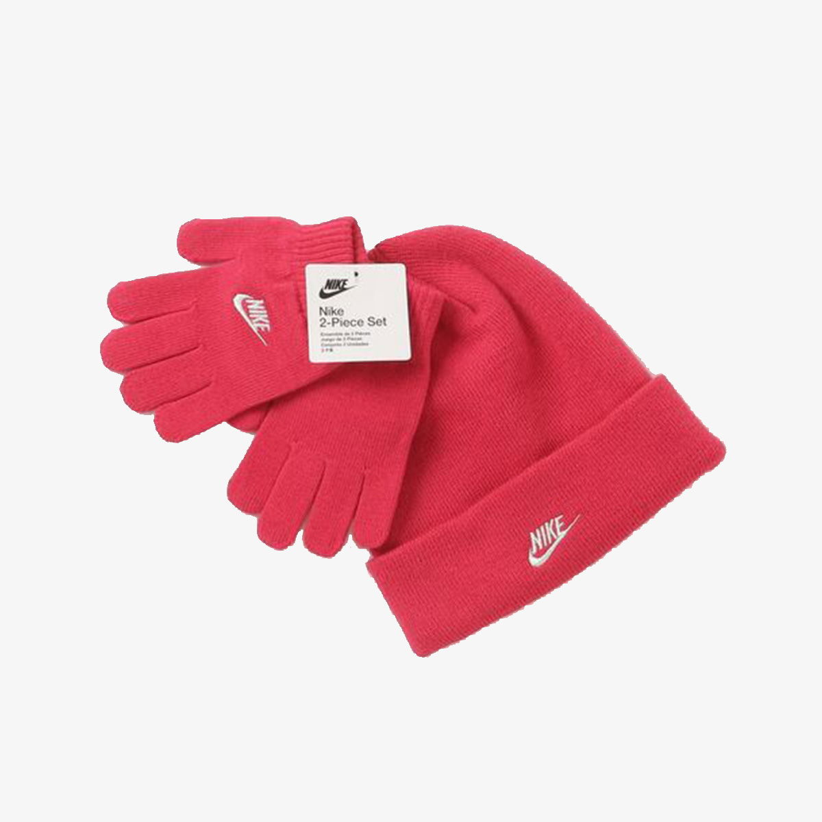 Шапка Nike Nike Futura Beanie and Gloves Set Розово | 4A2960-A4Y, 0